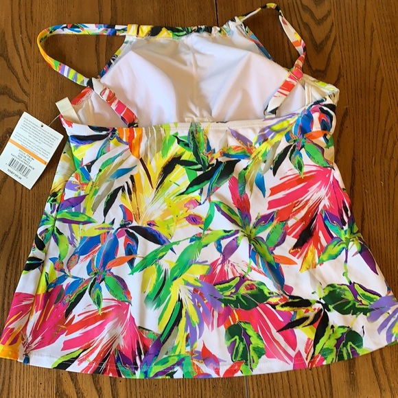 NWT 24 & Ocean Sayulita Sunset High-Neck Tankini - Picture 3 of 4